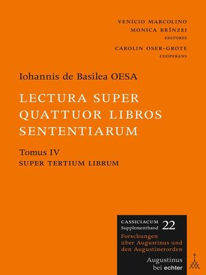cover image of Lectura super quattuor libros Sententiarum